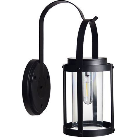 Luces decorativas, luz solar para jardín exterior, luz decorativa impermeable para villa o jardín exterior, control de luz de pared LED (1/3)