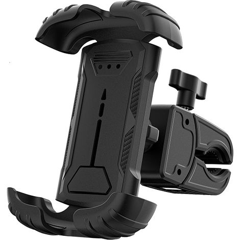 Support de téléphone pour guidon de vélo/moto, pour livreur, pour la navigation sur vélo électrique, noir (1/5)