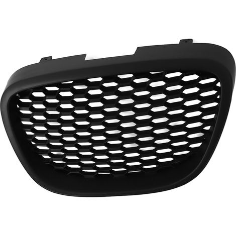 Frontgrill mit Wabenmuster, mattschwarz 1133007, kompatibel mit Seat Leon, Altea, Toledo (1/5)