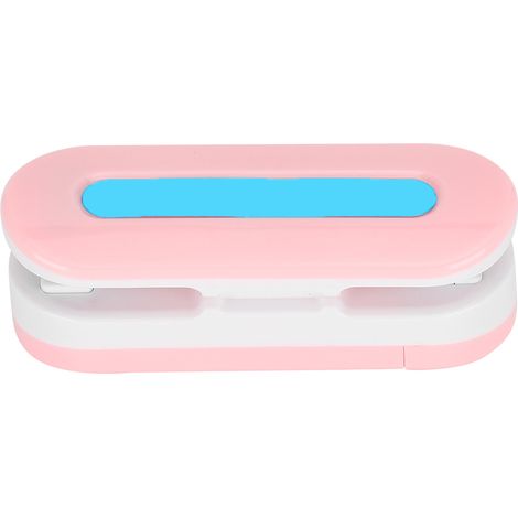 Scelleuse manuelle rapide double usage pour sachets plastique, pratique et compacte, scellage alimentaire portable. (1/5)