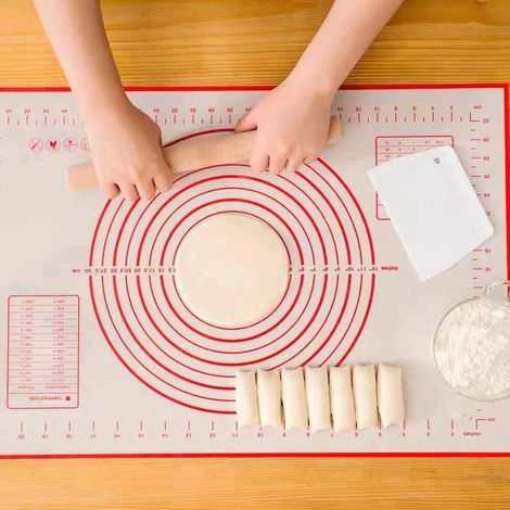 Tappetino da forno in silicone con graduazioni precise, antiaderente (40x50 cm) (1/5)