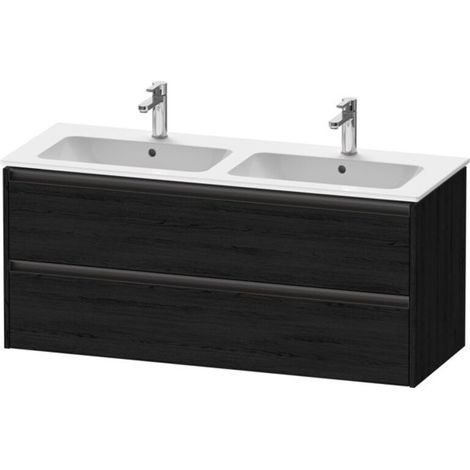 Duravit Ketho.2 Waschtischunterbau wandhängend, 2 Schubkästen, (1/2)