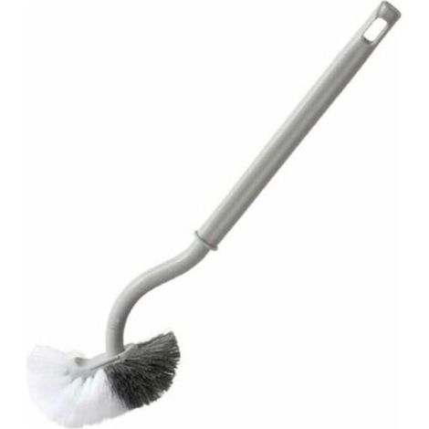 Brosse de Rechange Brosses à WC. Brosse de Toilette en Plastique à Long Manche avec Poils multifonctionnels pour la lèvre inférieure et Le Nettoyage en Profondeur