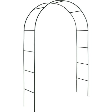 Arco da giardino, supporto per piante rampicanti, arco per rose, decorazione per esterni, 240x140x37 cm (1/5)