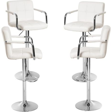 Packs Taburetes Cocina - Pack 4 Taburetes Vapen - Blanco