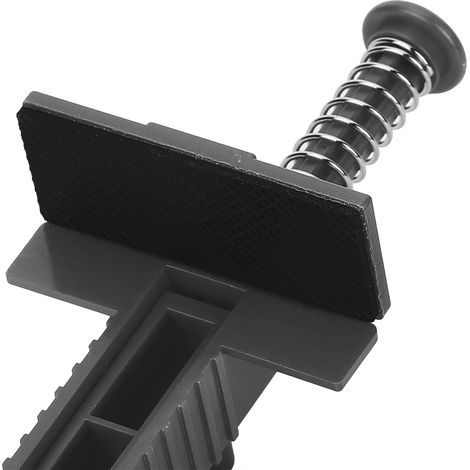Lot de 2 outils de maçonnerie : guide-fil pour maçonnerie, outil de nivellement et de mesure, accessoire de génie civil, noir (1/5)