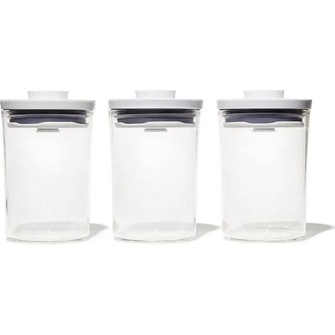 OXO Good Grips POP Round 3-Piece Mini Canister Set