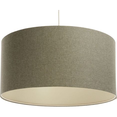 Suspension tissu bohème élégante ambiance douce réglable - Ø 50 cm - H25 cm (1/5)