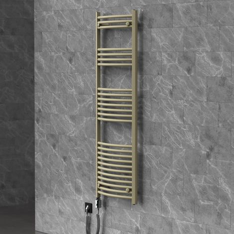 LuxeBath Radiador Toallero Eléctrico Sahara 500 x 1500 mm Conexión Lateral (1/5)