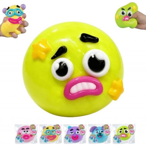 Squishy Visage vert, Jouet Anti Stress en TPR Squishy à Retour Lent avec Lèvres 3D, Jouet Sensoriel Souple, Décoration de Bureau (1/5)