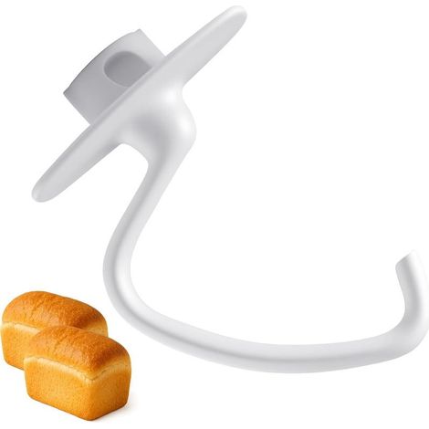 K45DH Remplacement du crochet pétrisseur Compatible avec Kitchen-Aid K45 K45SS KSM90 4.5 QT mélangeurs sur socle à tête inclinable, accessoire de crochet à pain