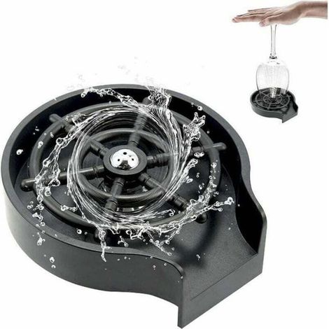 Lave-gobelets pour évier, lave-verres pour évier de cuisine, pour accessoires d'évier de cuisine, lave-biberons pour gobelets de (1/4)