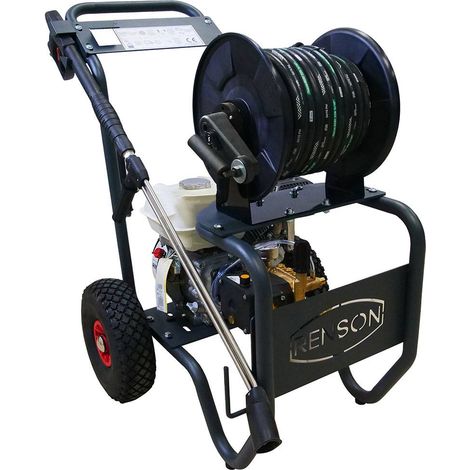 Renson – Nettoyeur haute pression thermique 160 bar – Débit 10 L/min – Moteur Honda GP200 – Châssis acier époxy – Flexible 20m