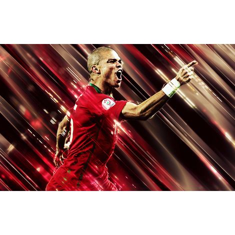 Papier peint panoramique Football - Joueur de Foot - 130 cm x 81 cm (1/2)