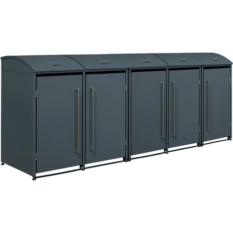 Westmann Boîte à ordures en métal Moderna 5  5x240 L  (1/5)