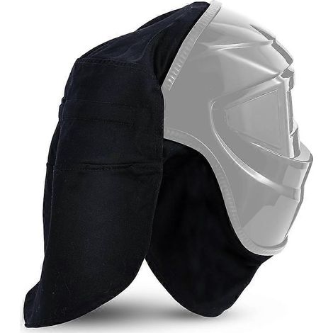 2-teiliges Schweißhelm-Set mit Helmüberzug und Latz, Schweißzubehör mit Presspassung zum Schutz des Schweißerhalses (1/5)