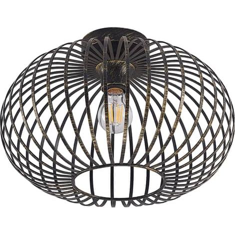 [NEUWERTIG] B-Ware Lindby Rosalea Deckenlampe Messing Schwarz Deckenlampe Lampe Leuchte Stahl E27