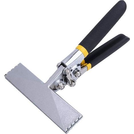 Pince à Plier les Tôles, Sertisseuse à Main Antirouille,150 mm Droit, Outil en Alliage d'aluminium de 225 mm de Long (1/4)