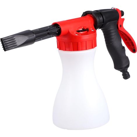 Pulvérisateur à Mousse 1l pour Lavage Voiture et Jardin Conception Anti-fuite et Économie D'eau, Outil Basse Pression pour Bain D'animaux et Nettoyage (1/5)