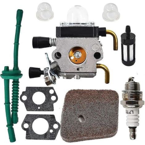 Carburateur de remplacement pour débroussailleuse Stihl FS38 FS45 FS46 FS55 KM55 FS85 avec joint de filtre à air et à carburant (1/5)
