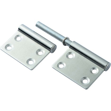 5 Pièces Charnières De Porte En Acier Inoxydable Charnières Amovibles Charnières De Meubles Pliantes (1/5)