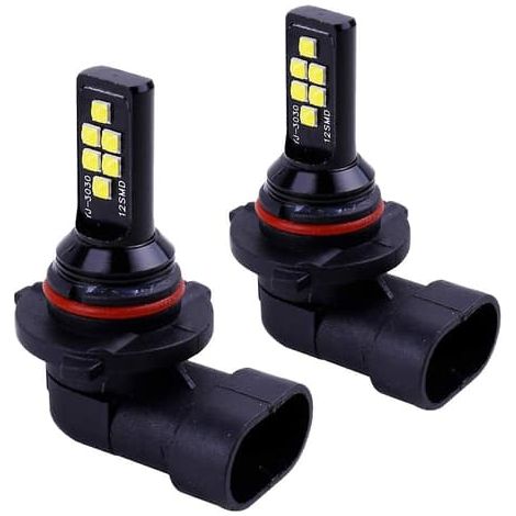2 ampoules LED HB4 9006 pour feux de brouillard, LED SMD 3030, feux de jour (DRL), blanc froid 6000K (1/5)