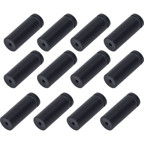 Lot de 12 vis à distance en acier inoxydable 19x50mm pour fixation murale pub support enseigne (1/5)