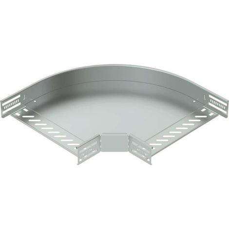 OBO Bettermann Codo de 90° para bandeja de cables, horizontal 60x300 Acero cincado, 6036566