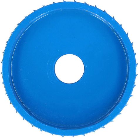 Winkelschleiferscheibe aus Metall zum Schnitzen, Polieren und Schleifen von Holz, blau