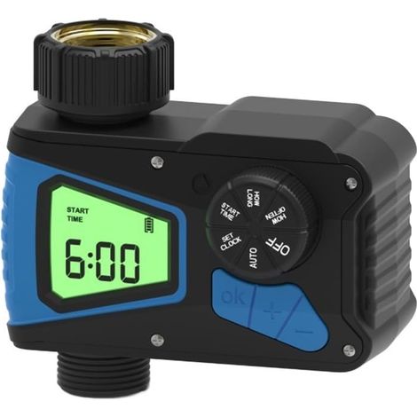 Minuteur d'arrosage intelligent avec fonctions d'irrigation programmables et construction pour plantes (1/5)