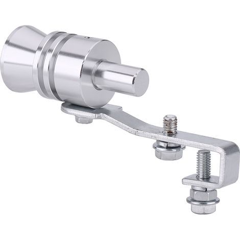 Aramox Sifflet de Simulateur de Son Turbo, Simulateur de Soupape de Soufflage Automatique de Silencieux de Sifflet D'échappement de Son de Turbo de Voiture D'alliage D'aluminium (L) (1/5)