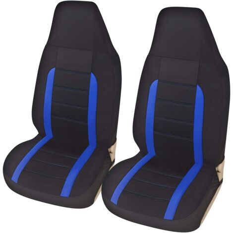 Housses de Siège de Voiture Avant Universelles, Ensemble de Housses Siège Auto Universel, Accessoire Voiture Tuning, Rouge (1/5)