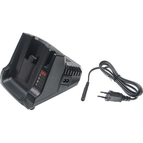 vhbw Chargeur compatible avec Black & Decker GWC3600L, GWC3600L20, LST136, LST220, LST300, LST400, LST420 batteries Li-ion d'outils