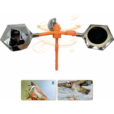 Bird Scarer, Bird Repellent - Reflective Bird Repellent - 288 Reflective Surfaces - Suitable for garden, farm, orchard or pond (1/5)