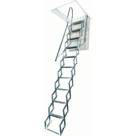 Klappbare Treppe - Luke 70x100cm - Höhe von 2.76 bis 3.00m - ACI-ALUT300/100X70