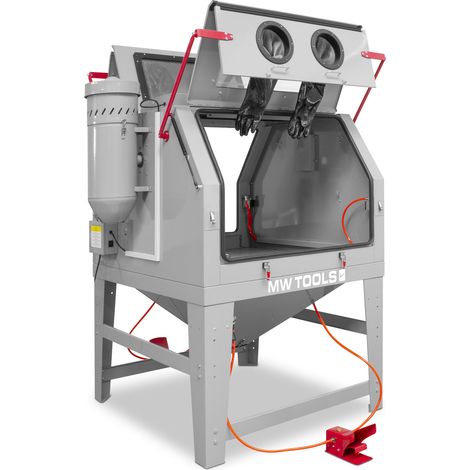Mw Tools – Cabine de sablage professionnelle 1200 L double poste – Pression de travail 2 à 5 bars – Aspirateur puissant – CAT1200 (1/5)