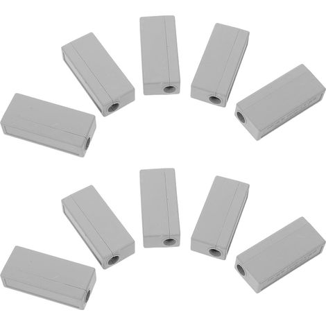 10pièces Bornier Électrique pour Fil de Cuivre et Barre Omnibus avec Boîtier Plastique pour Connexion de Terre et Câblage Marin (1/5)
