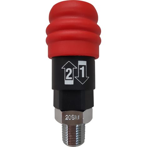 Acopladores rápidos roscados macho de 1/2'' - L.44mm (1/2)