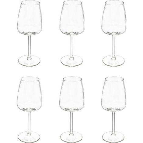 Lot de 6 Verres à Eau "Tanya" 43cl Transparent (1/2)