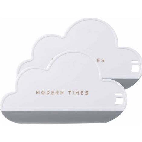 Rasoir de douche, lot de 2 rasoirs multifonctionnels en silicone en forme de nuage, rasoir de salle de bain blanc, nettoyant pour vitres