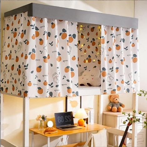 Cortina para litera tipo loft, Cortinas opacas para literas, Mosquitera para dormitorio, Cortina para cama alta tipo tienda, Mosquitera antipolvo (1/5)