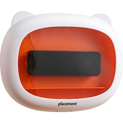 Étui de téléphone étanche pour la douche, blanc, support mural tactile anti-buée pour salle de bain et cuisine (1/3)