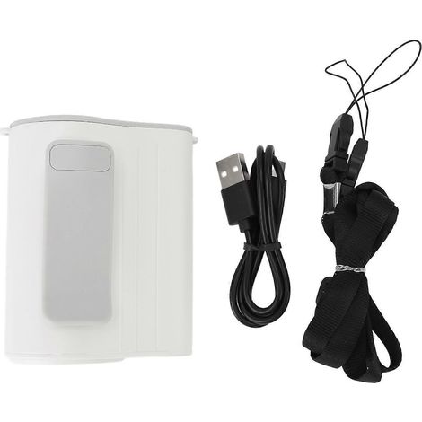 Mini ventilateur portable sans fil à accrocher à la taille ou au cou, vitesse réglable 100 niveaux sans palier, refroidissement puissant pour extérieur, usage quotidien (1/5)