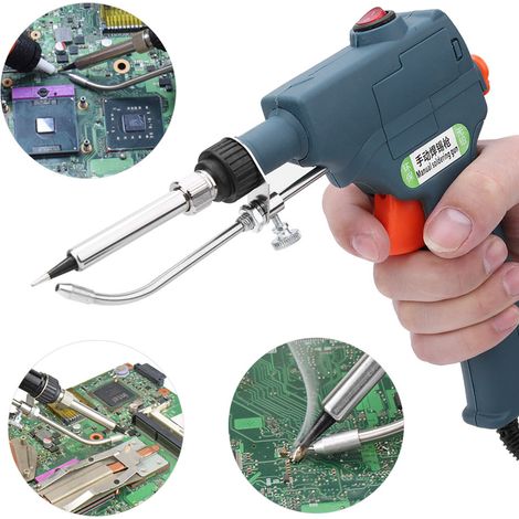 80-Watt-Handlötkolben mit interner Heizung und automatischer Lötfunktion (EU-Stecker 220 V) (1/5)