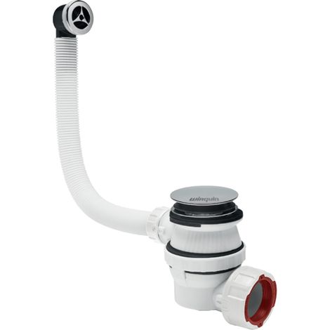 Wirquin – Ensemble bonde et siphon pour lavabo Nano 6.7 ultra-compact – Quick Clac avec trop-plein – Technologie Smart Membrane – 100 % anti-odeur (1/4)