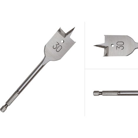 Flachfräsbohrer 30 x 152 mm - pro Stück