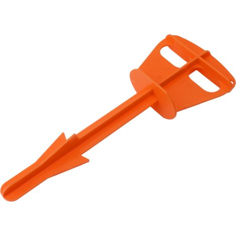 Outil de nettoyage anal en plastique pour chasseurs, adapté au nettoyage de l'anus des cerfs et des bovins, orange (1/5)
