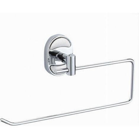 Cleafe - Porta Asciugamano Asciugamani Arredo Bagno Acciaio Fissaggio A Parete Oval 52014 - (1/3)