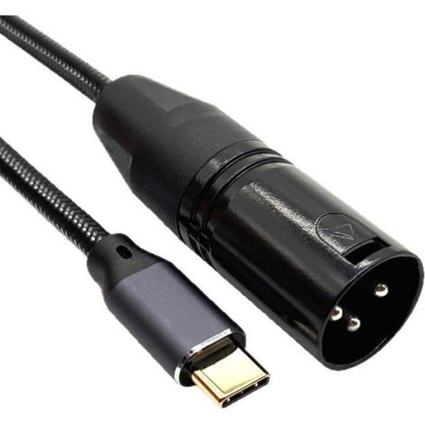 Cable audio USB Type-C vers XLR male pour amplificateur/mixeur de téléphone portable(N52) (1/5)