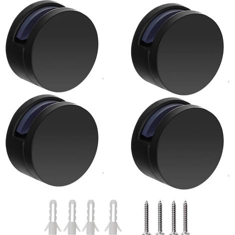 Support Zinc Alliage 4pcs Fixation Murale Support Zinc Alliage (1/5)